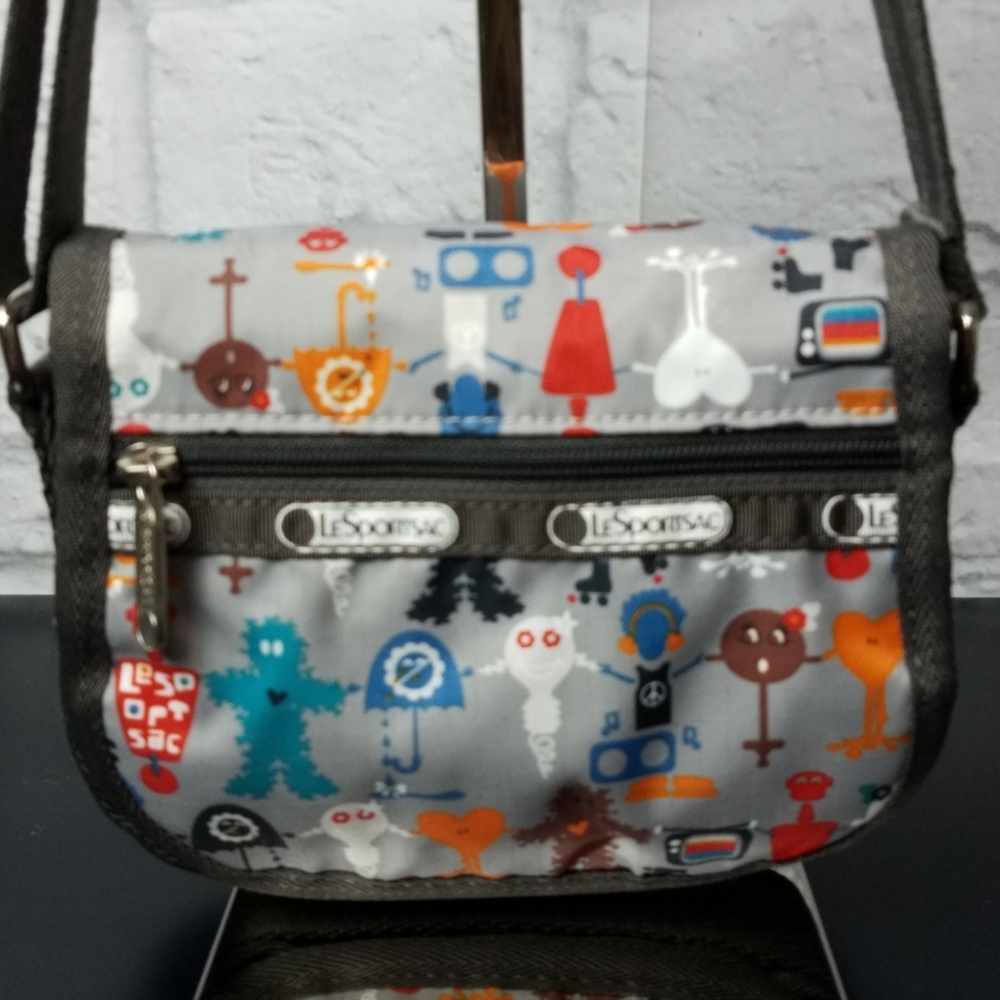 Adorable LeSportSac Robot Purse Bag - Picture 4 of 4